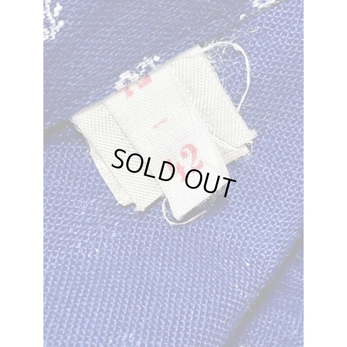 画像11: 小花柄 ブレード クラシカル ヨーロッパ古着 ヴィンテージスカート ネイビー ホワイト レッド (11)