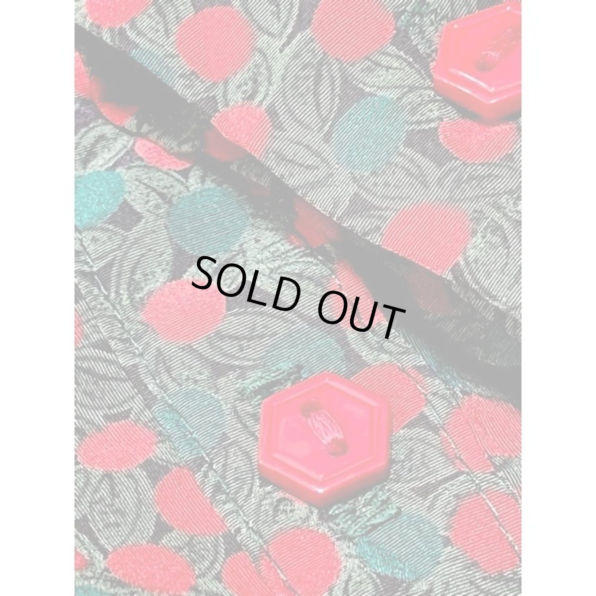 画像10: 木の実柄 トップス プルオーバー アメリカ古着 長袖 シャツ ヴィンテージ (10)