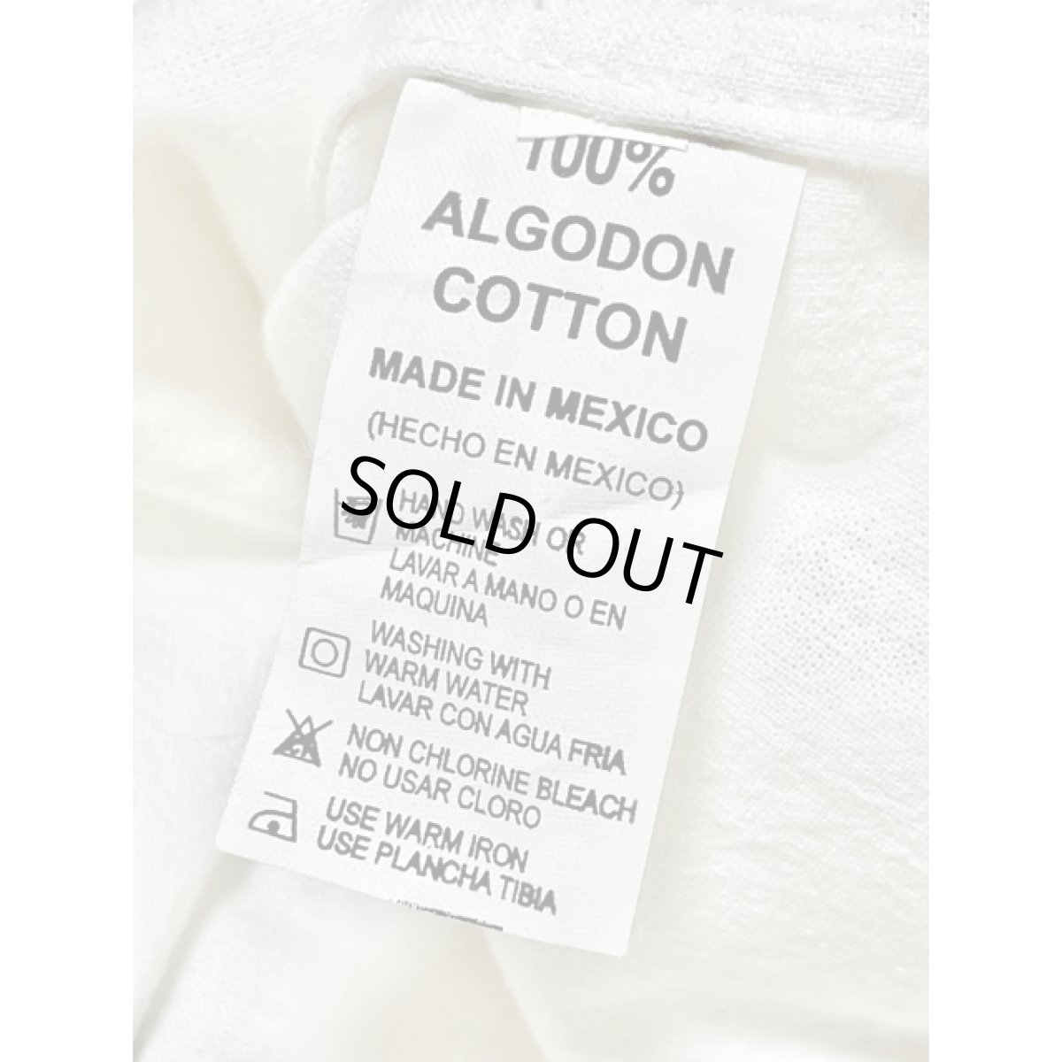 画像15: Mexico製 贅沢なビーズ装飾が素晴らしい逸品 古着 胸元リボン結び ヴィンテージブラウス (15)