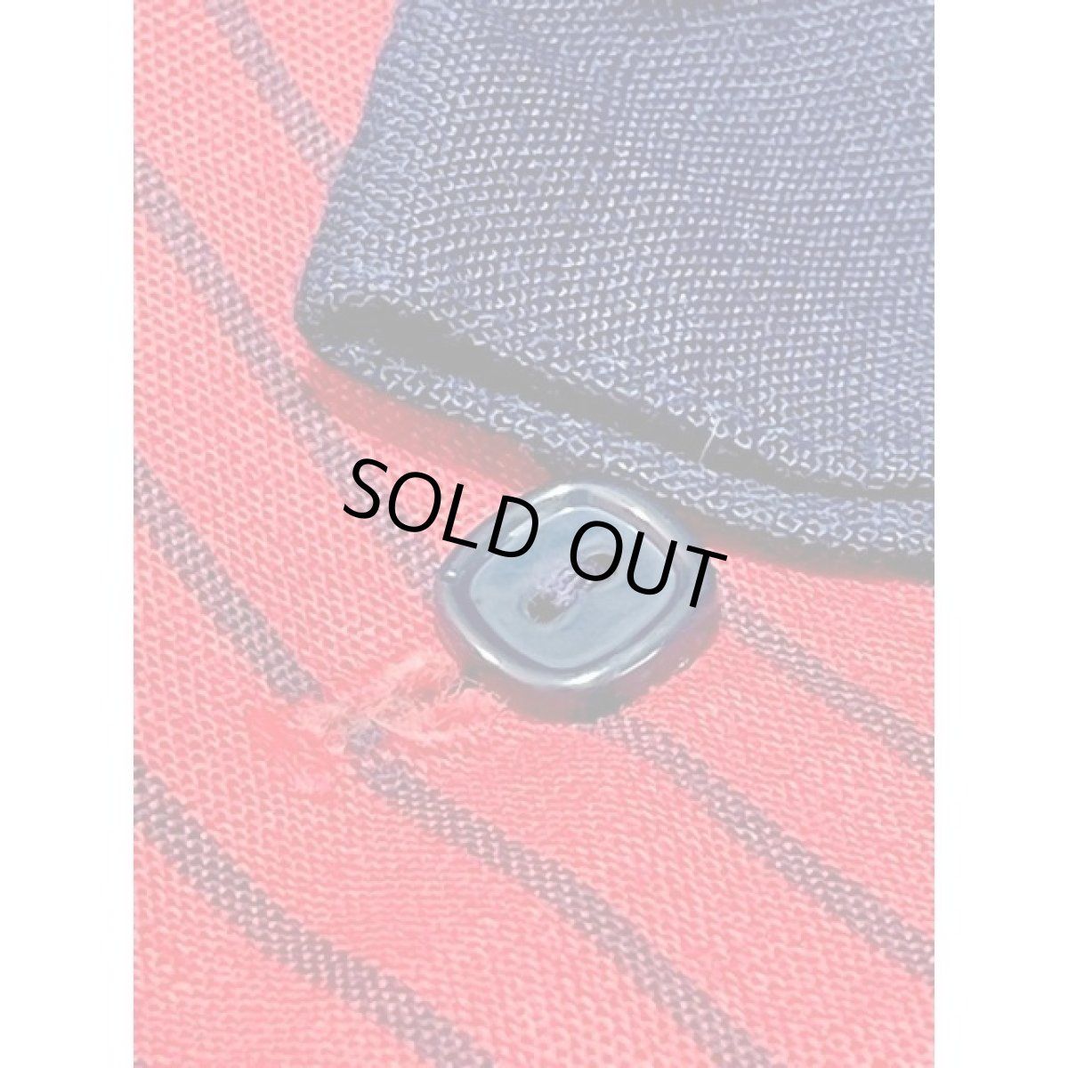 画像13: ストライプ柄 ショルダーボタン 前開き ワンピース ウエストゴム 切り替え レトロ 長袖 アメリカ古着 ヴィンテージ (13)