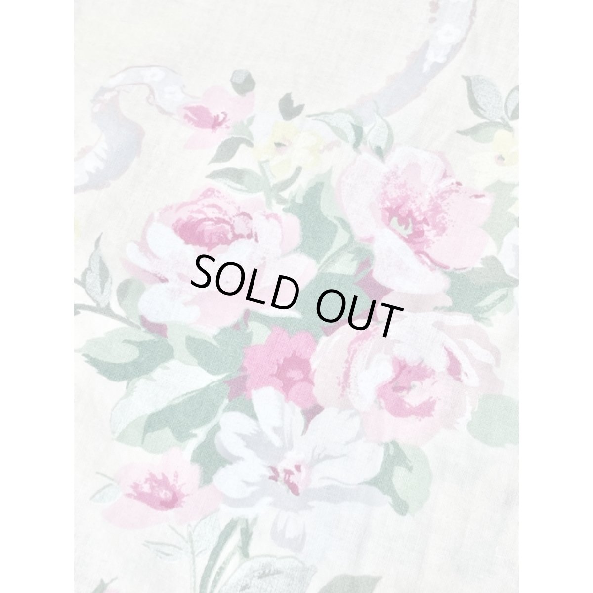 画像8: 花柄 ウエストゴム スカート レトロ アメリカ古着 ヴィンテージ (8)