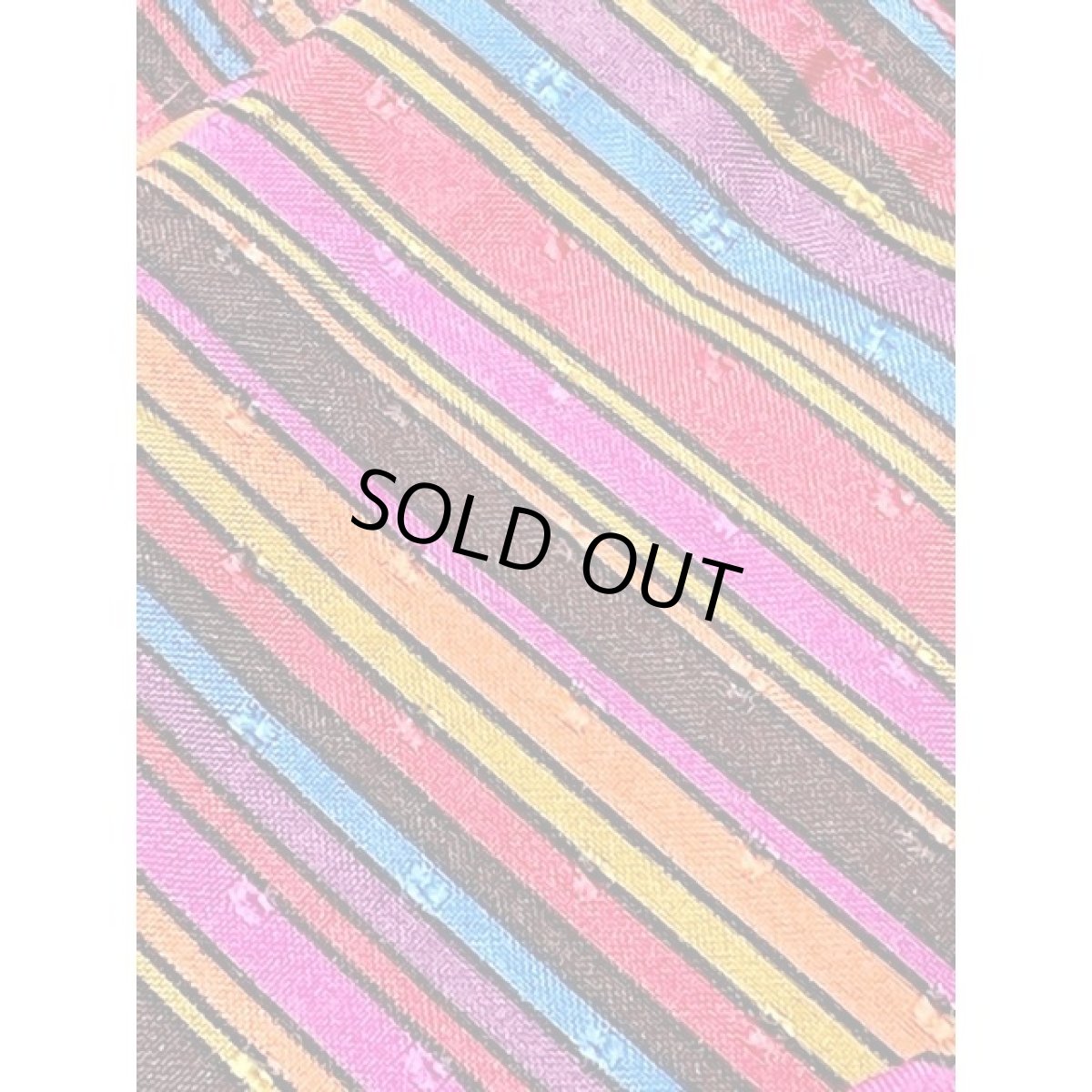 画像10: ストライプ 織り UNIONMADE ウエストゴム ワンピース アメリカ古着 ヴィンテージ レトロ 長袖 (10)