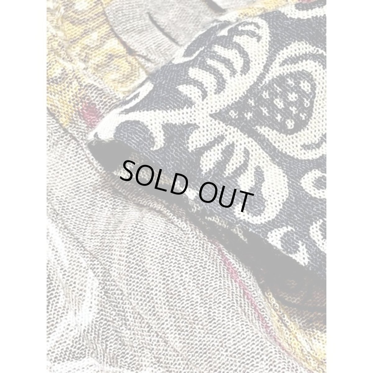 画像10: エスニック調 花柄 人物柄 ウエストゴム レトロ アメリカ古着 ヴィンテージスカート (10)