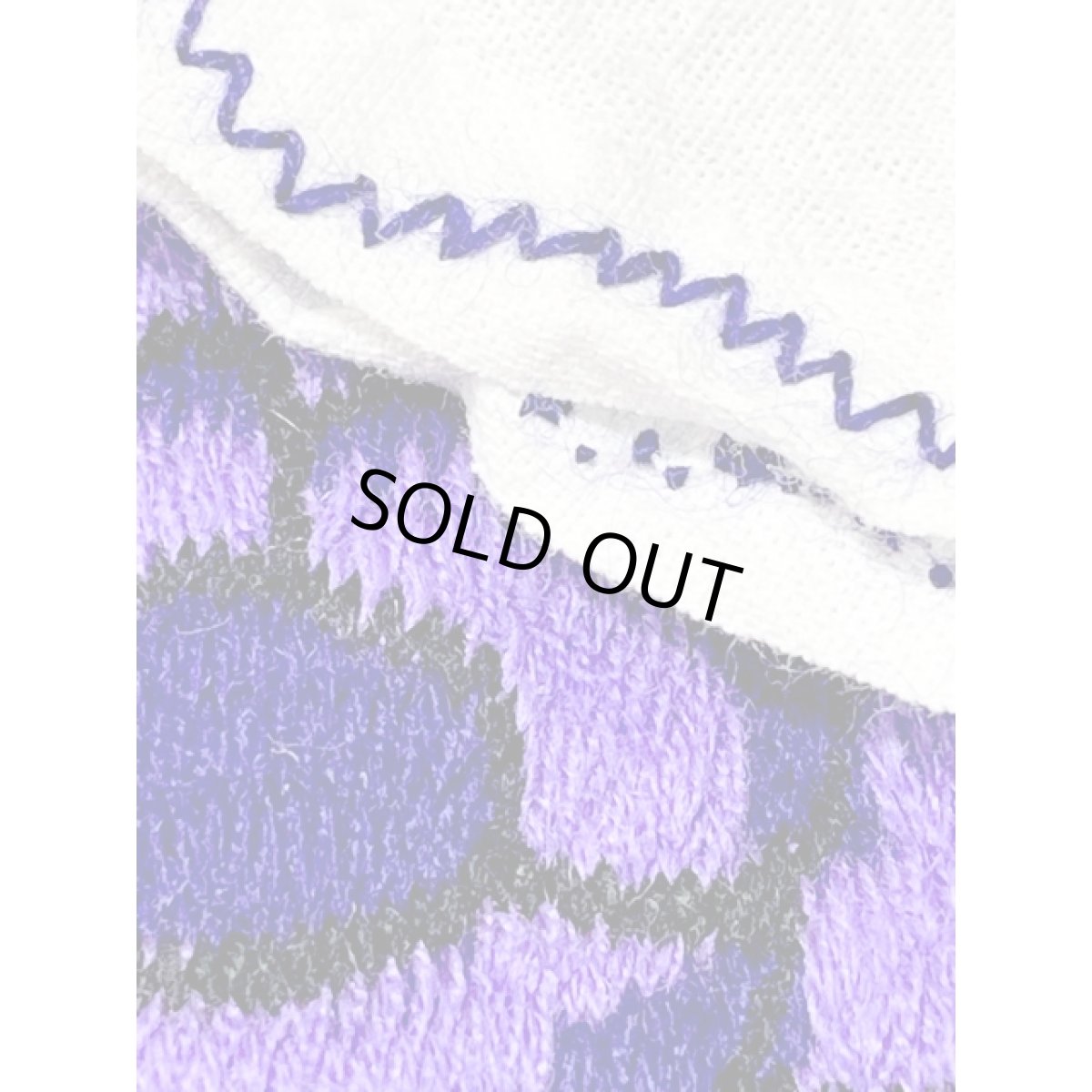 画像11: メキシカンお花刺繍 トップス ホワイト パープル フォークロア レトロ アメリカ古着 ヴィンテージ (11)