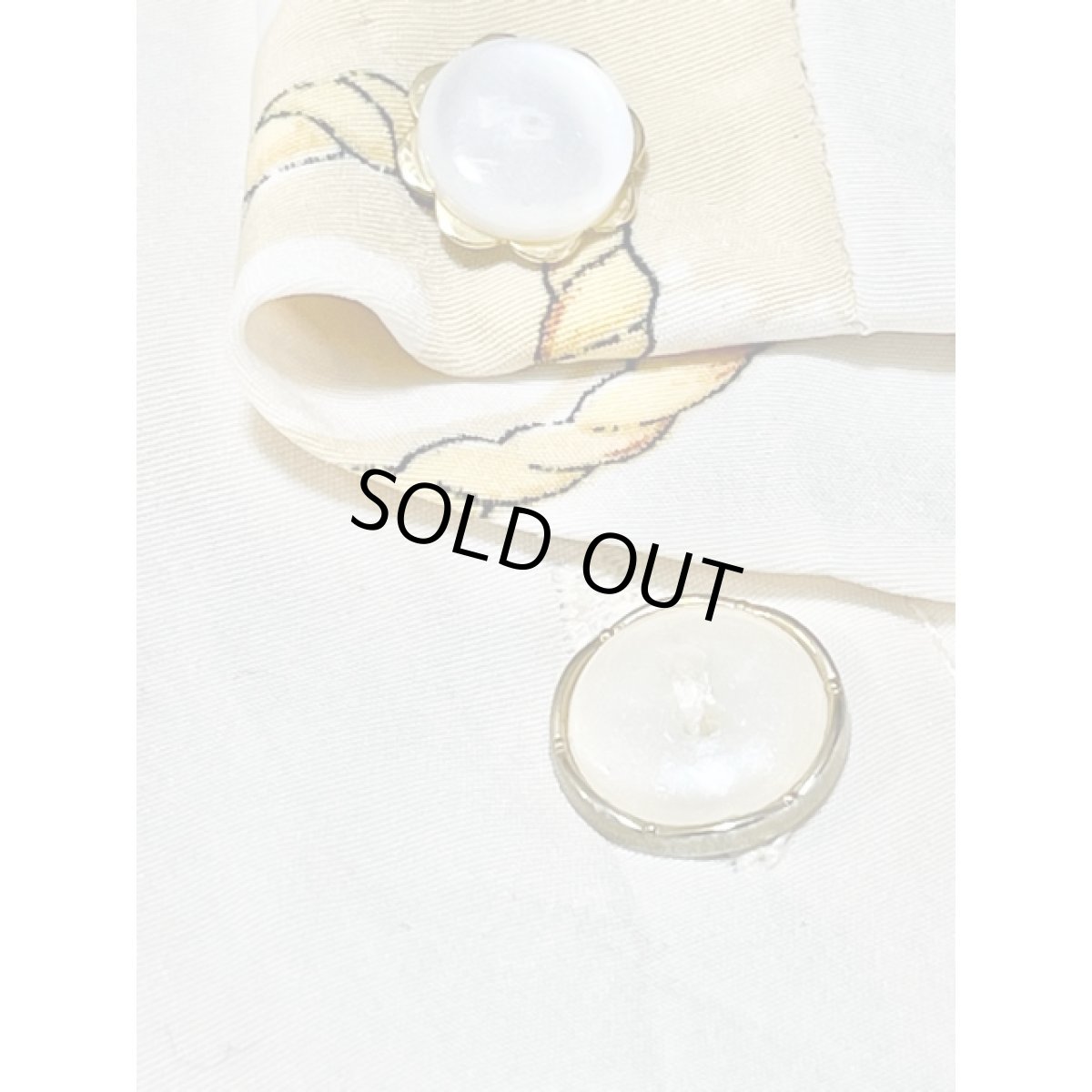 画像13: レトロマリン 船柄 樽柄 ブラウス レトロ アメリカ古着 半袖 シャツ ヴィンテージ (13)