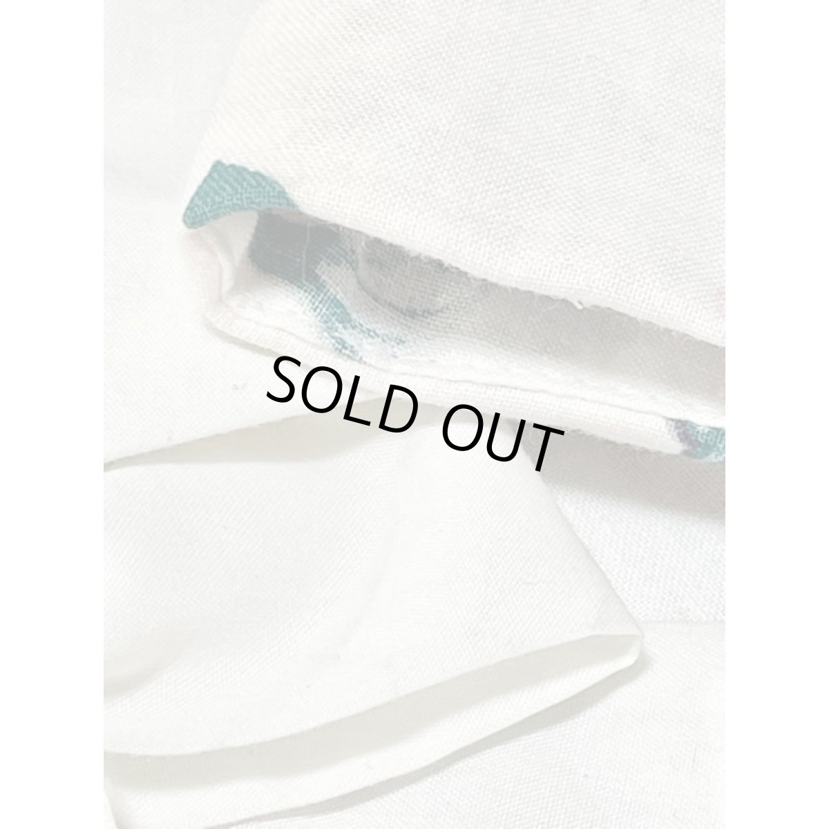 画像18: アンティークフラワー柄 レース襟 ビッグカラー ウエストゴム バックボタン ガーリー レトロ ヴィンテージワンピース アメリカ古着  (18)