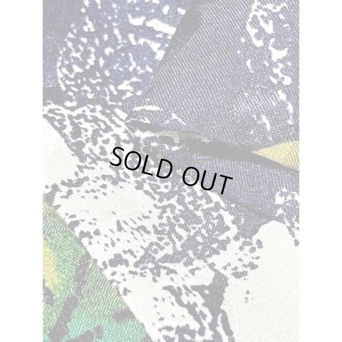 画像13: 花柄 楕円織り模様 ネイビー レトロ 長袖 アメリカ古着 ヴィンテージワンピース (13)