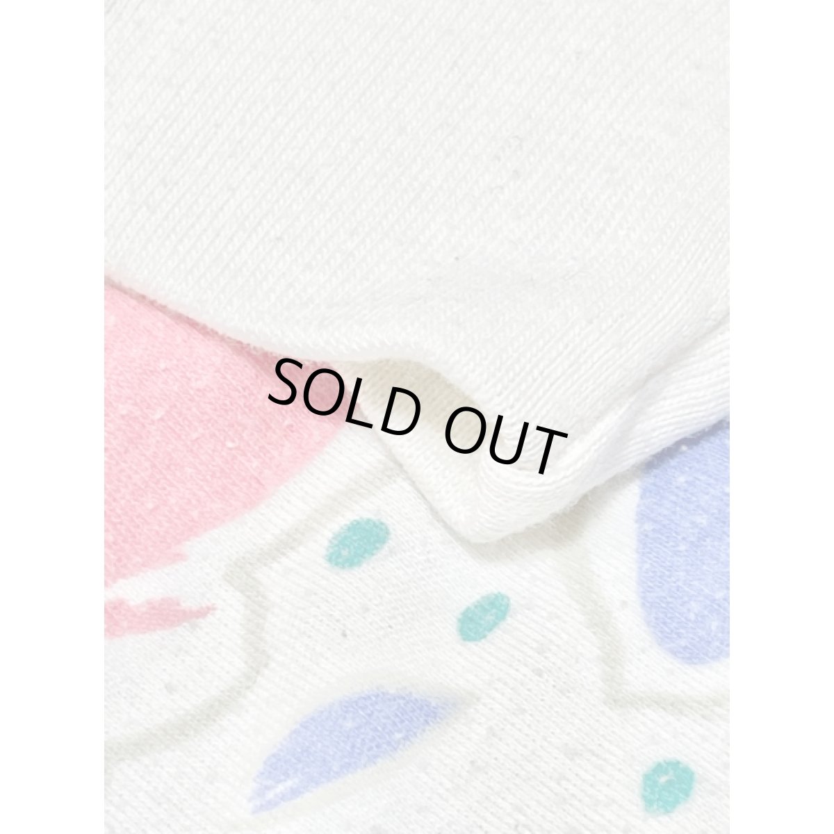 画像10: アート調フラワー柄 ベスト アメリカ古着 ホワイト レトロ (10)