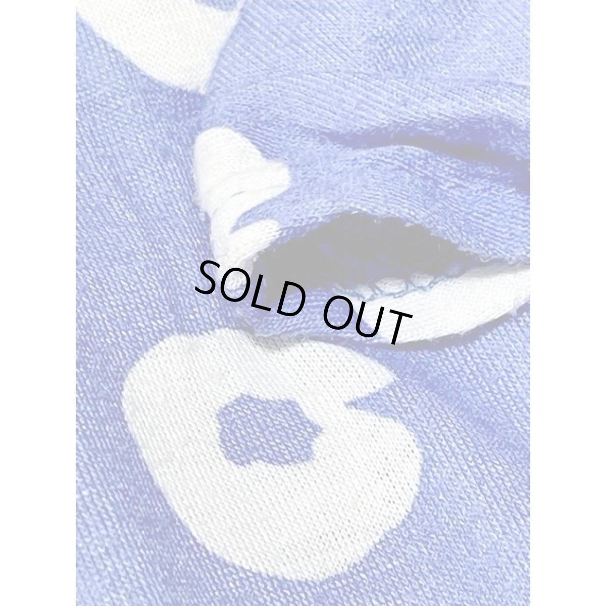 画像13: サークル柄 ブルー 半袖 レトロ アメリカ古着 ヴィンテージワンピース (13)