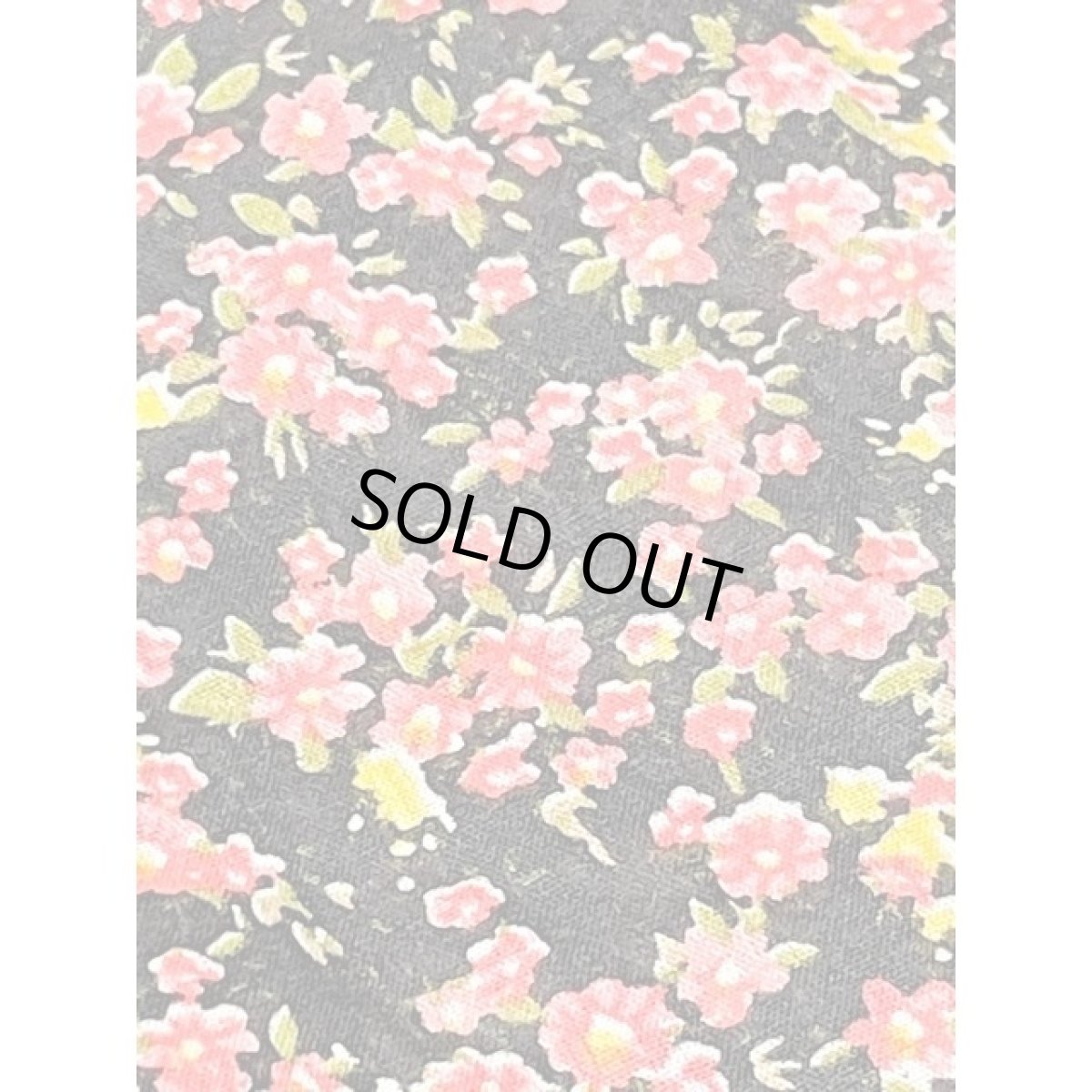 画像10: フリル襟 ハイウエスト 花柄 ガーリー ヴィンテージワンピース レトロ アメリカ古着 (10)