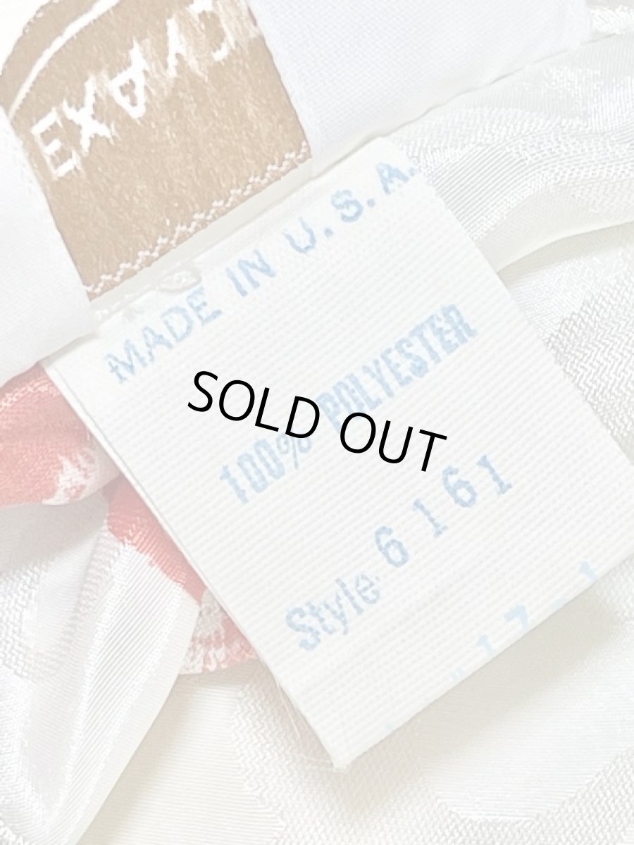 画像13: カラフルアート柄 ホワイト ブラウス ヴィンテージ アメリカ古着 レトロ シャツ (13)