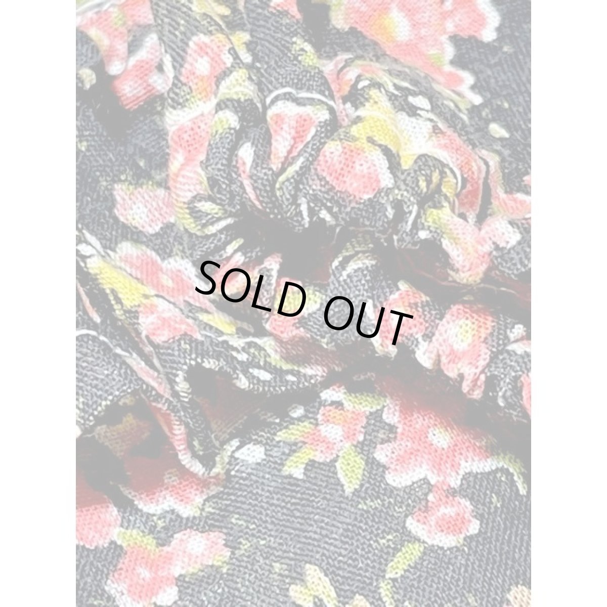 画像11: フリル襟 ハイウエスト 花柄 ガーリー ヴィンテージワンピース レトロ アメリカ古着 (11)