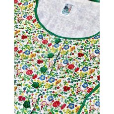画像12: チロルワンピース 総花柄 ポップ 花型ボタン 前開き ドイツ民族衣装 オクトーバーフェスト (12)