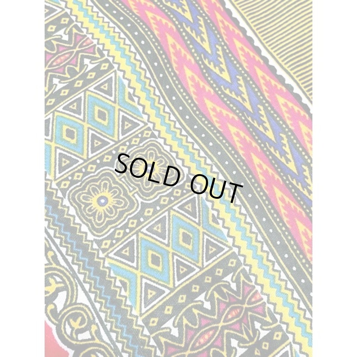 画像12: アフリカンバティックドレス 半袖 ヴィンテージ 古着 エスニック レトロ (12)