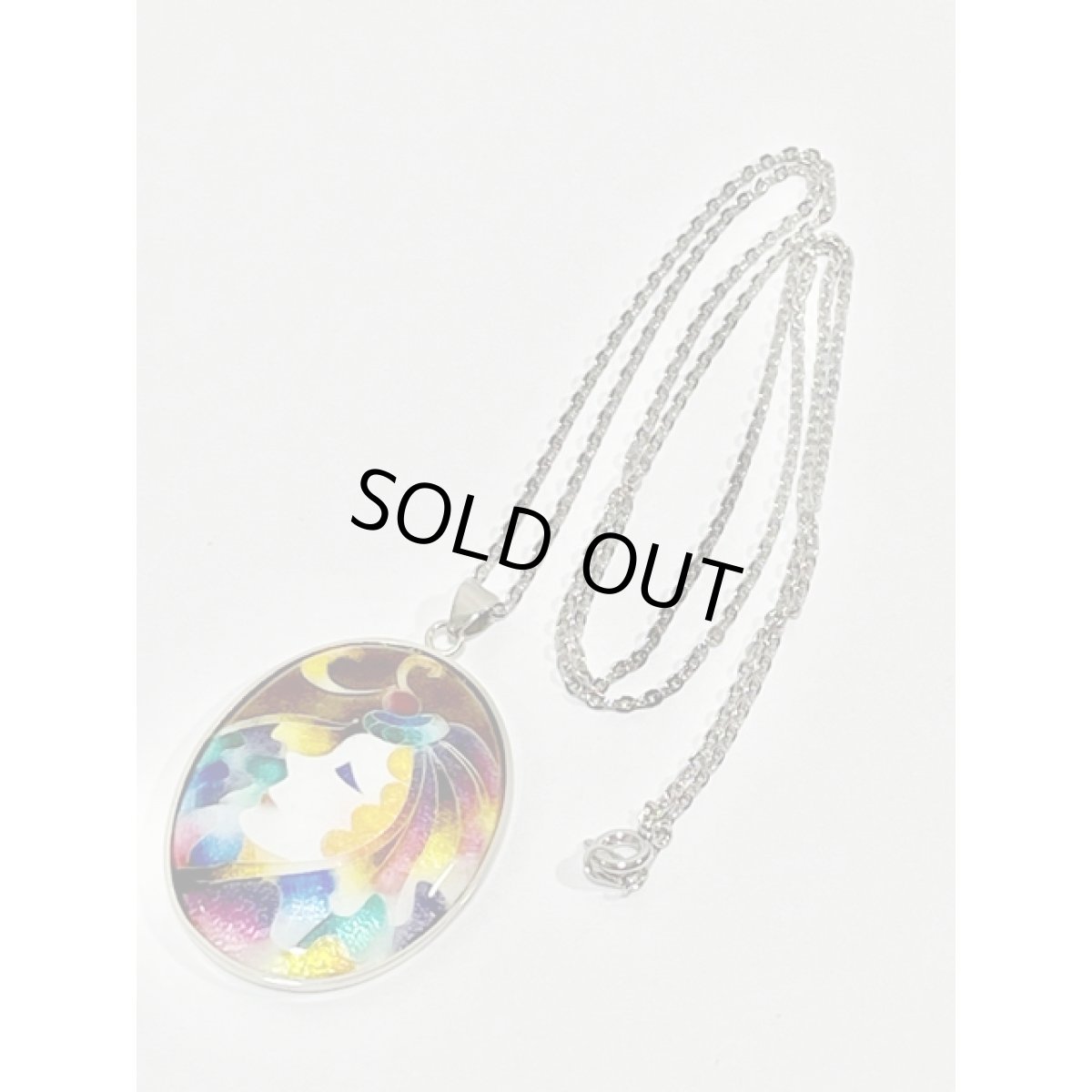 画像2: レトロアンティーク ネックレス＆ペンダント アート模様 (2)