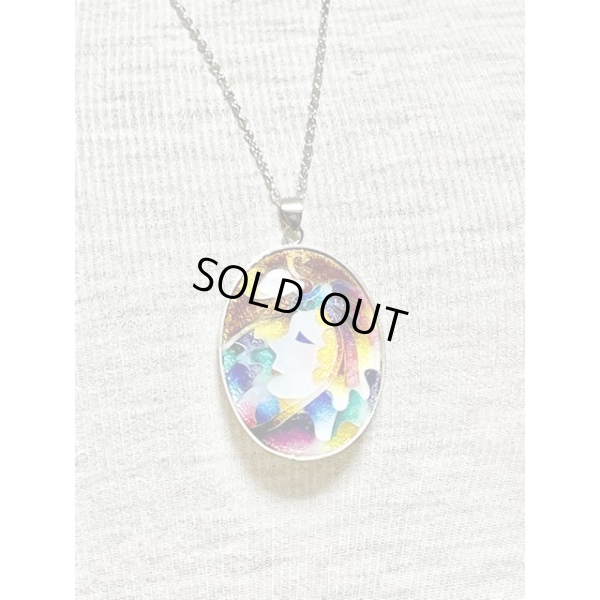 画像3: レトロアンティーク ネックレス＆ペンダント アート模様 (3)