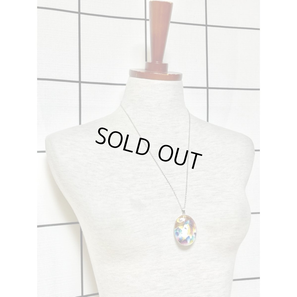 画像5: レトロアンティーク ネックレス＆ペンダント アート模様 (5)