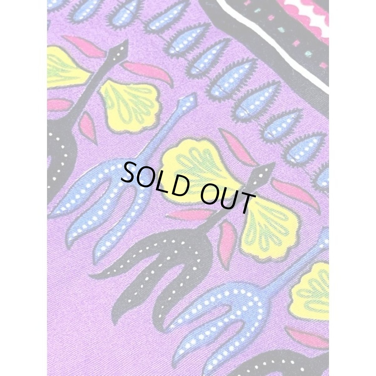 画像12: アフリカンバティック トップス プルオーバー 半袖 ヴィンテージ 古着 エスニック レトロ (12)