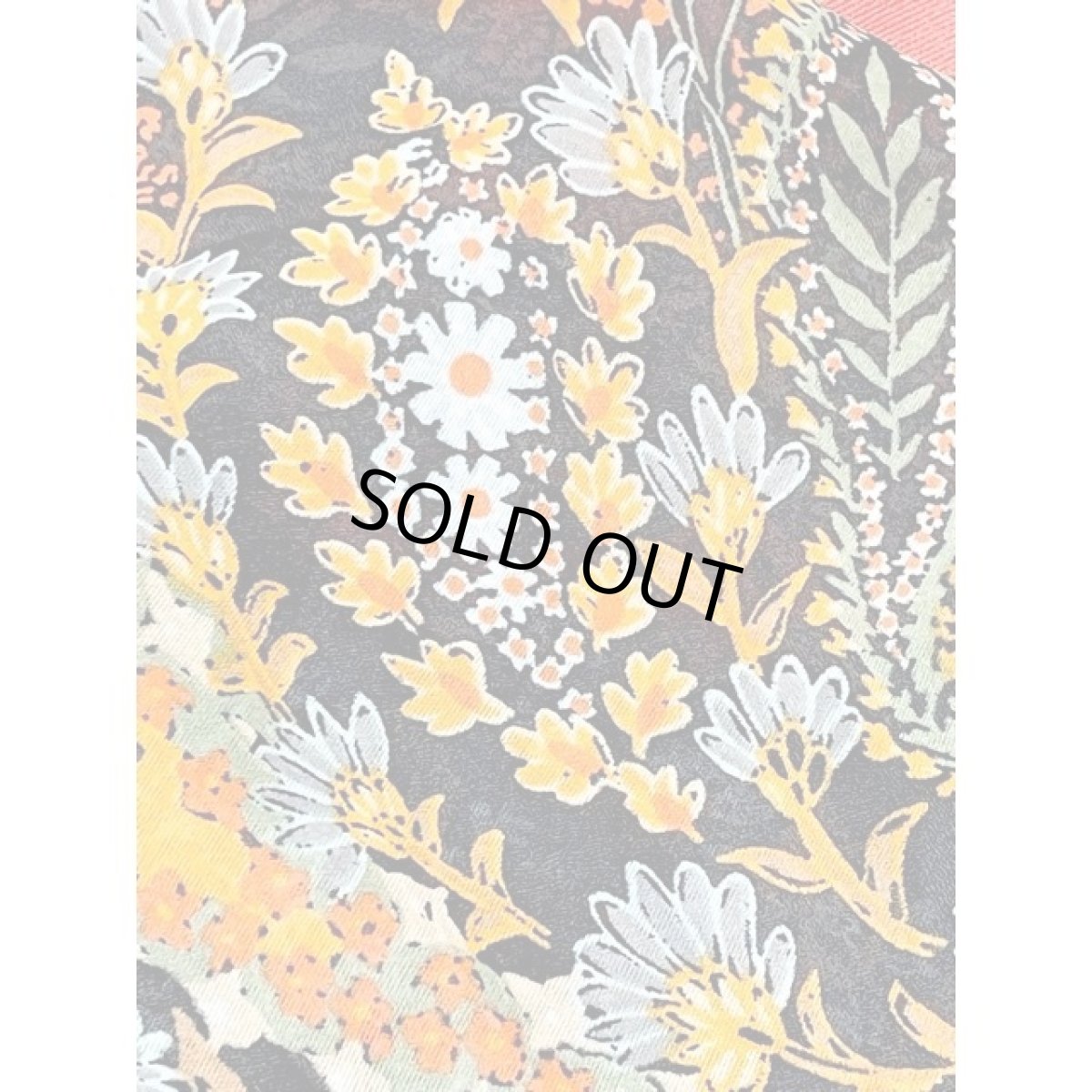 画像12: ヨーロッパ古着 上質の逸品 スパンコール シア 花柄切り替えし クラシカル 華やか ヴィンテージドレス パーティースタイルにもおすすめ (12)