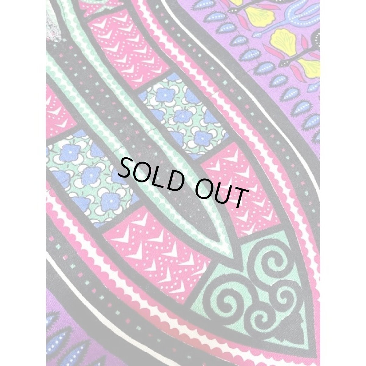 画像11: アフリカンバティック トップス プルオーバー 半袖 ヴィンテージ 古着 エスニック レトロ (11)