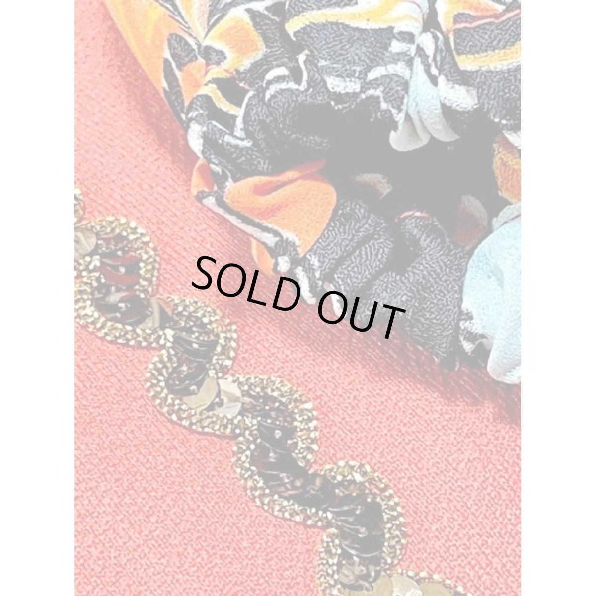 画像13: ヨーロッパ古着 上質の逸品 スパンコール シア 花柄切り替えし クラシカル 華やか ヴィンテージドレス パーティースタイルにもおすすめ (13)