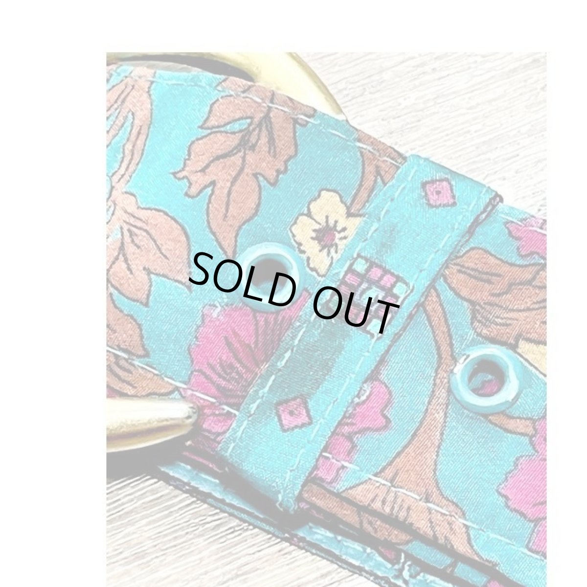 画像8: レトロアンティーク  ヴィンテージ 古着 ベルト フラワー (8)