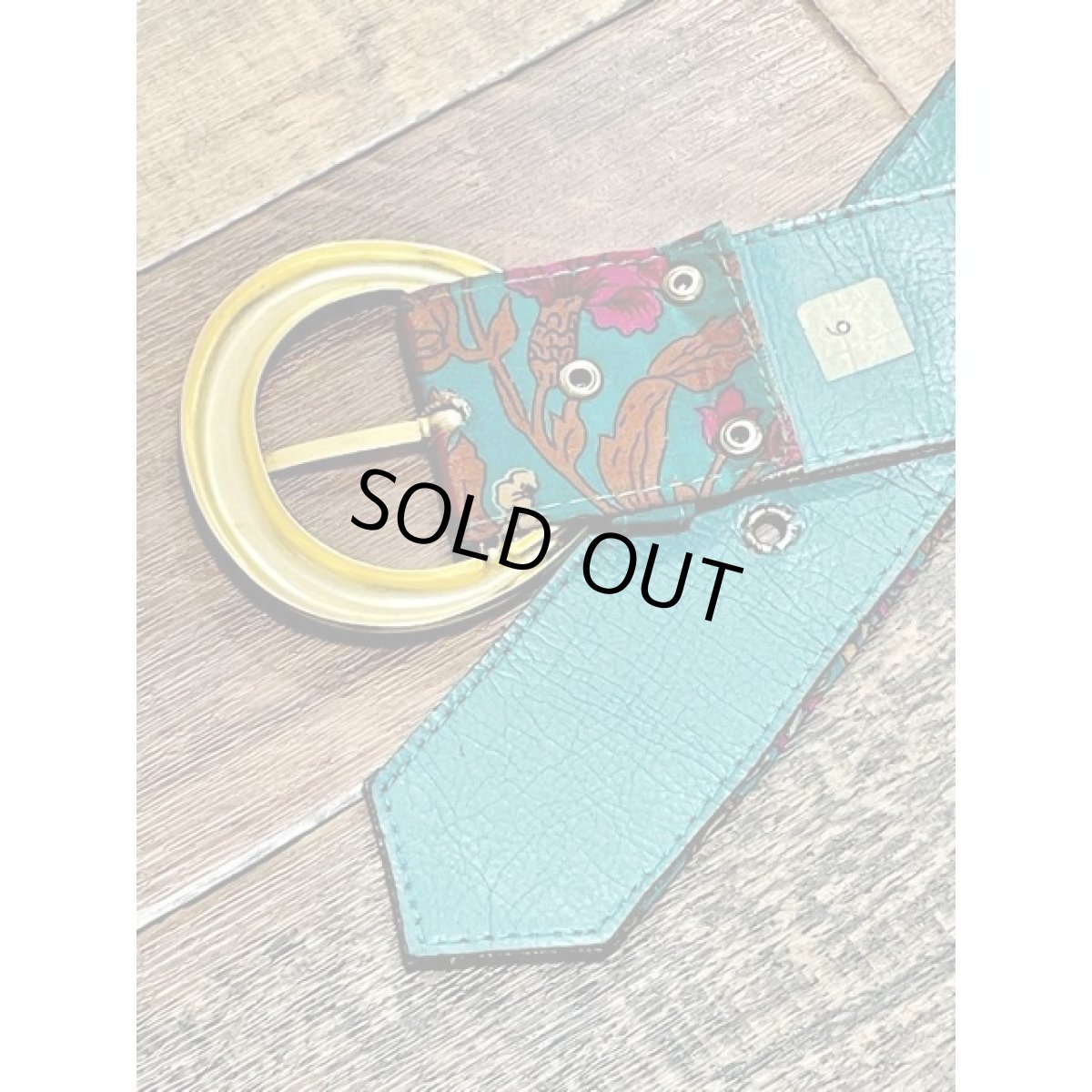 画像5: レトロアンティーク  ヴィンテージ 古着 ベルト フラワー (5)