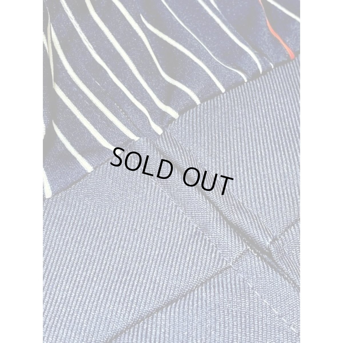 画像16: 大人マリンスタイル ストライプ柄 ボーダー柄 ネイビー 切り替えし フロントジッパー ウエストリボン半袖 レトロ USA古着 ヴィンテージオールインワン (16)