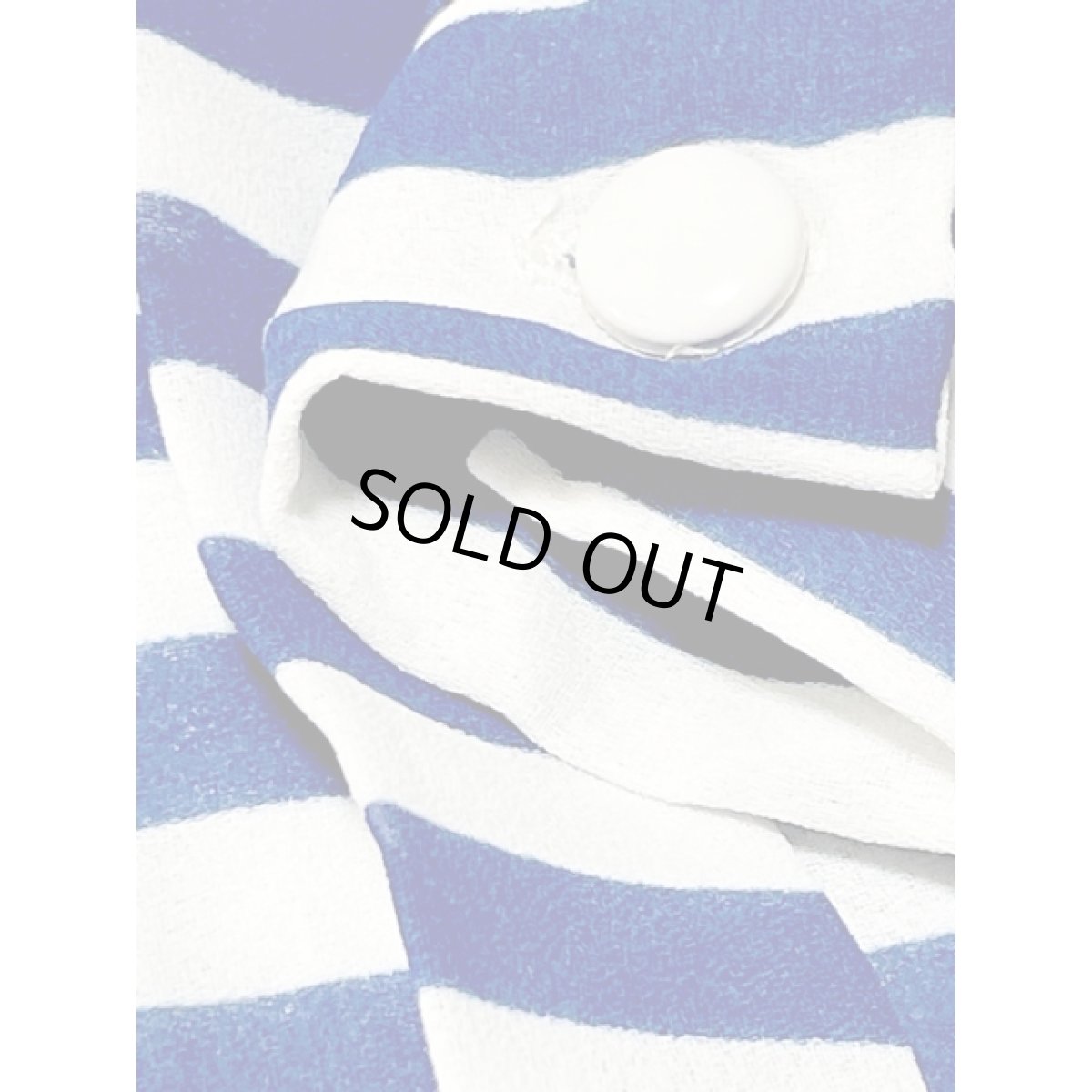 画像11: ストライプ ボーダー リボンタイ フロントタック ウエストゴム レトロ アメリカ古着 ヴィンテージワンピース (11)