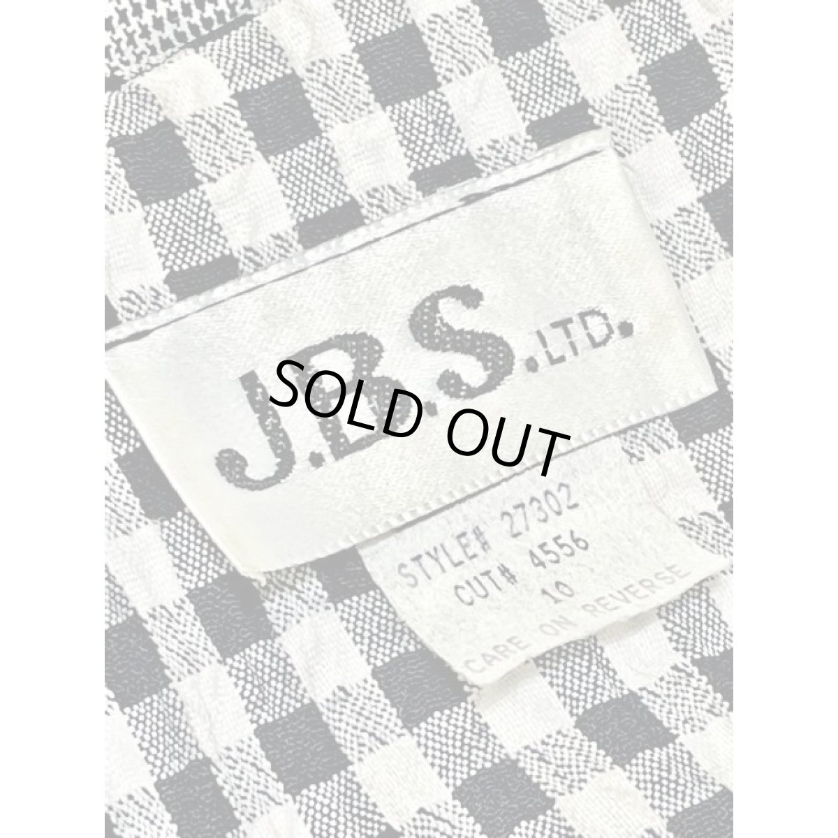 画像13: ギンガムチェック 前開き モノトーン 半袖 レトロ アメリカ古着 ヴィンテージシャツワンピース (13)