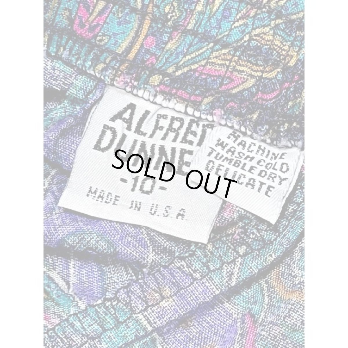 画像10: レトロサイケ ウエストゴム レトロ アメリカ古着 ヴィンテージスカート (10)