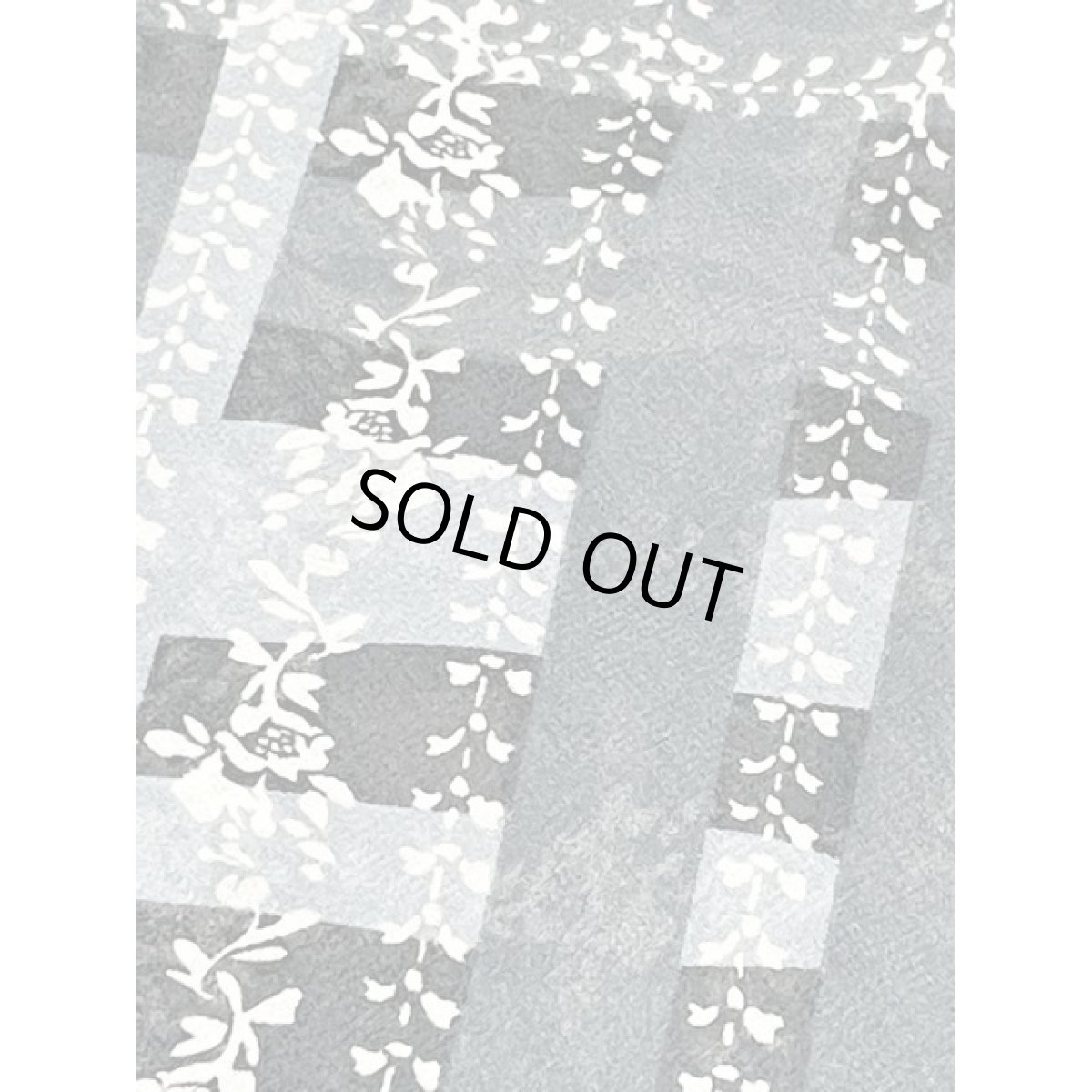 画像9: 斜めチェック 花柄 フリルカラー 後ろリボン プルオーバー ノースリーブ レトロ アメリカ古着 シャツ ヴィンテージトップス (9)