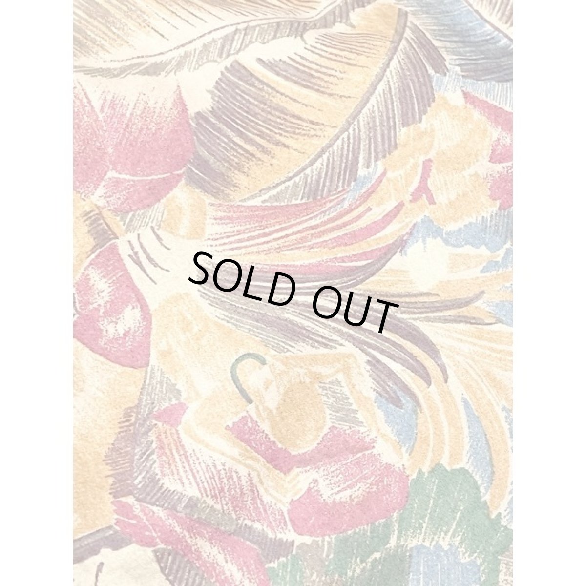 画像9: ボタニカル柄 半袖 アメリカ古着 シャツ ヴィンテージブラウス (9)