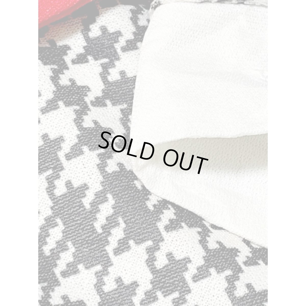 画像13: 千鳥格子柄 フロントリボン レース 半袖 アメリカ古着 レトロ ヴィンテージワンピース (13)