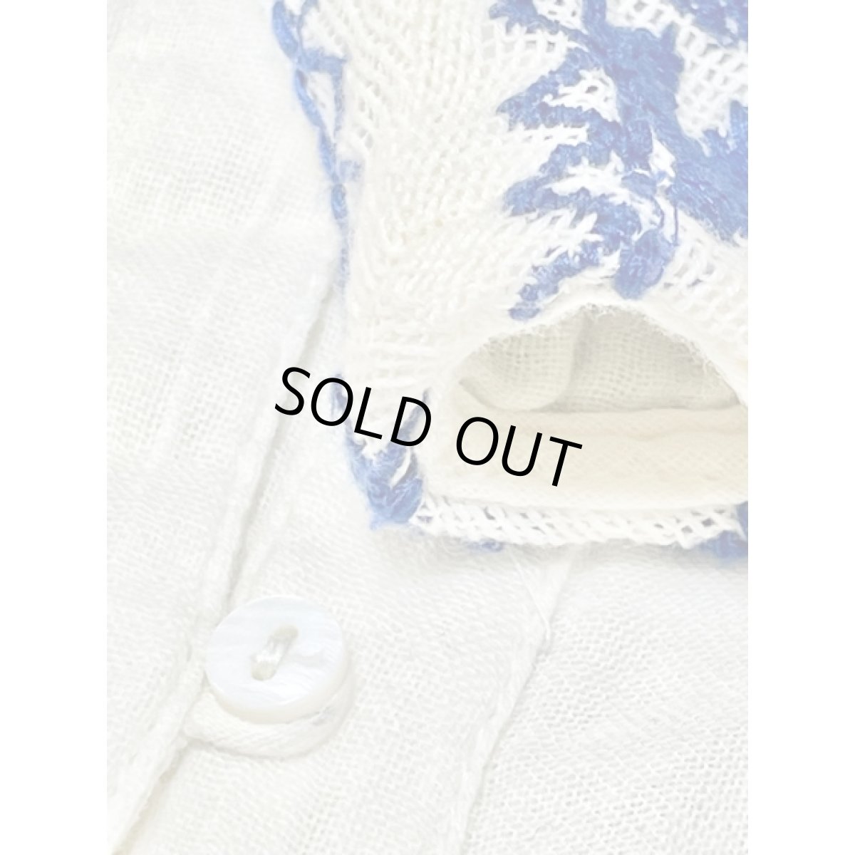 画像8: 刺繍 レトロ アメリカ古着 半袖 シャツ ヴィンテージブラウス (8)