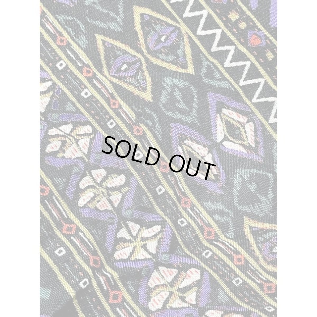 画像11: フォークロア模様 前開き India レトロ 古着 ノースリーブ ヴィンテージワンピース (11)