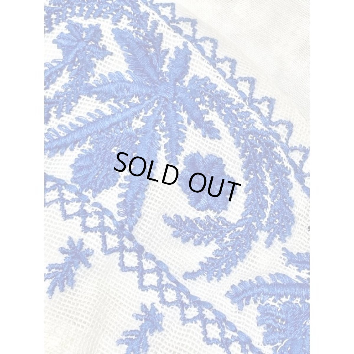 画像10: 刺繍 レトロ アメリカ古着 半袖 シャツ ヴィンテージブラウス (10)