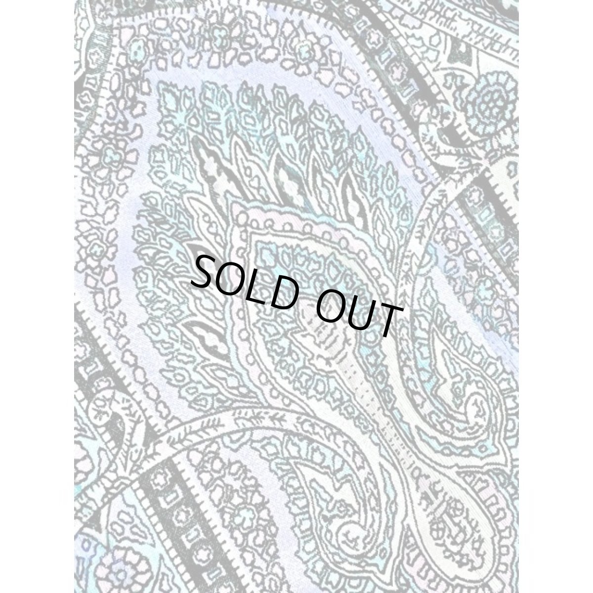 画像12: オリエンタル調プリント シングルタイ ブラウス アメリカ 古着 ヴィンテージ 長袖 シャツ (12)