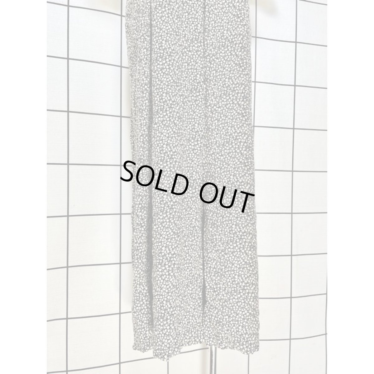 画像10: 総柄 小花柄 ワイドパンツデザイン バックリボン 半袖 レトロ ヨーロッパ古着 ジャンプスーツ ヴィンテージオールインワン (10)