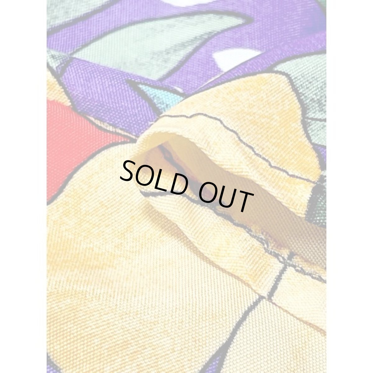 画像10: カラフル ボタニカル柄 ウエストゴム レトロ アメリカ古着 ヴィンテージロングスカート (10)