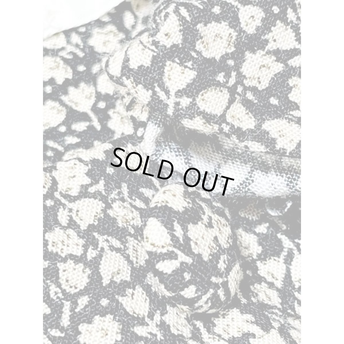 画像14: 総柄 小花柄 ワイドパンツデザイン バックリボン 半袖 レトロ ヨーロッパ古着 ジャンプスーツ ヴィンテージオールインワン (14)