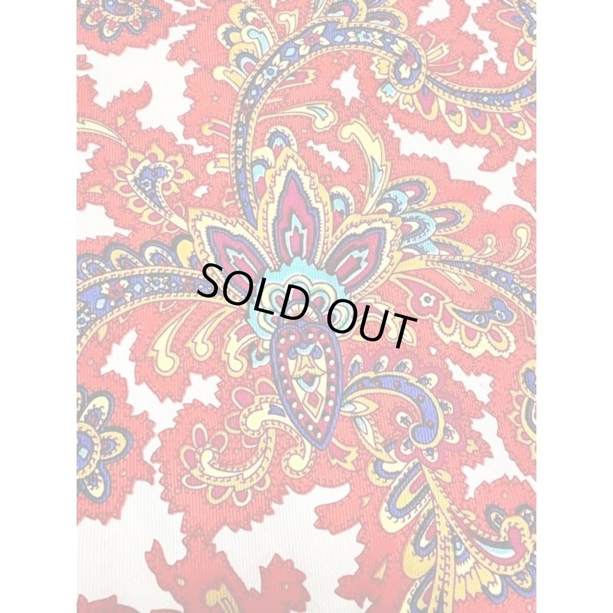 画像13: レトロ 柄 前開き 袖先レース 羽織り USA古着 ブラウス シャツ トップス (13)