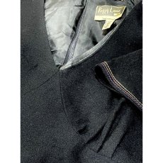 画像9: パーティースタイルにもおすすめ フランス古着 70's 刺繍 ブラック 黒 レトロ 半袖 ヨーロッパ古着 ヴィンテージロングドレス (9)
