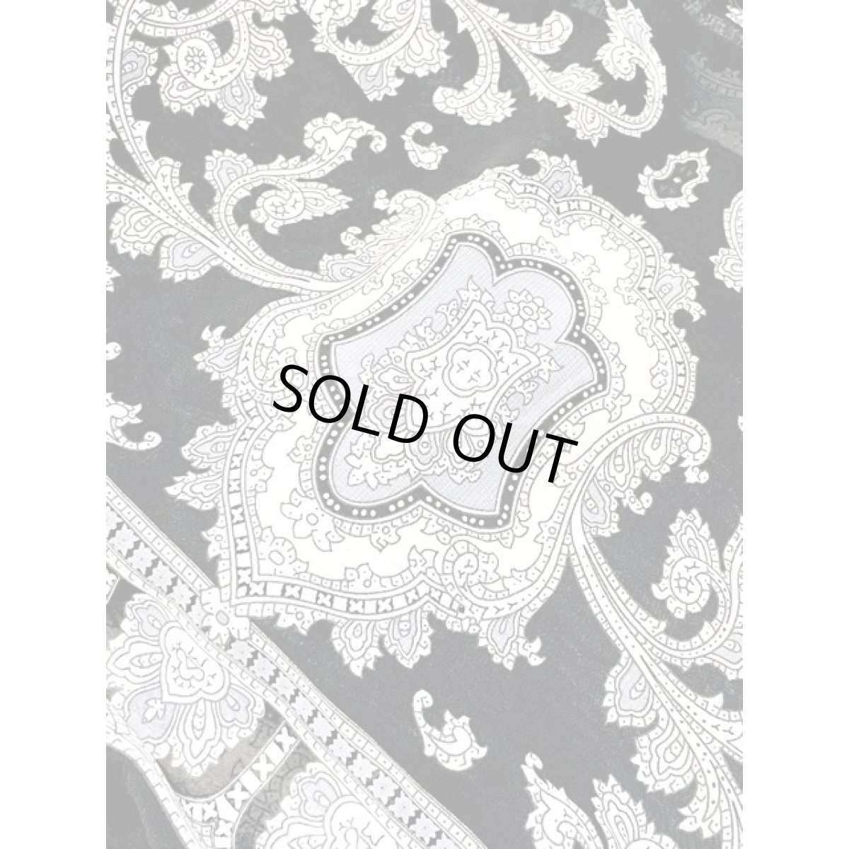 画像12: オリエンタル柄 ブラック 切り替えし 70's 昭和レトロ 国産古着 ヴィンテージワンピース (12)