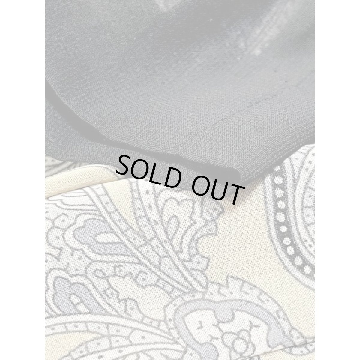 画像13: オリエンタル柄 ブラック 切り替えし 70's 昭和レトロ 国産古着 ヴィンテージワンピース (13)