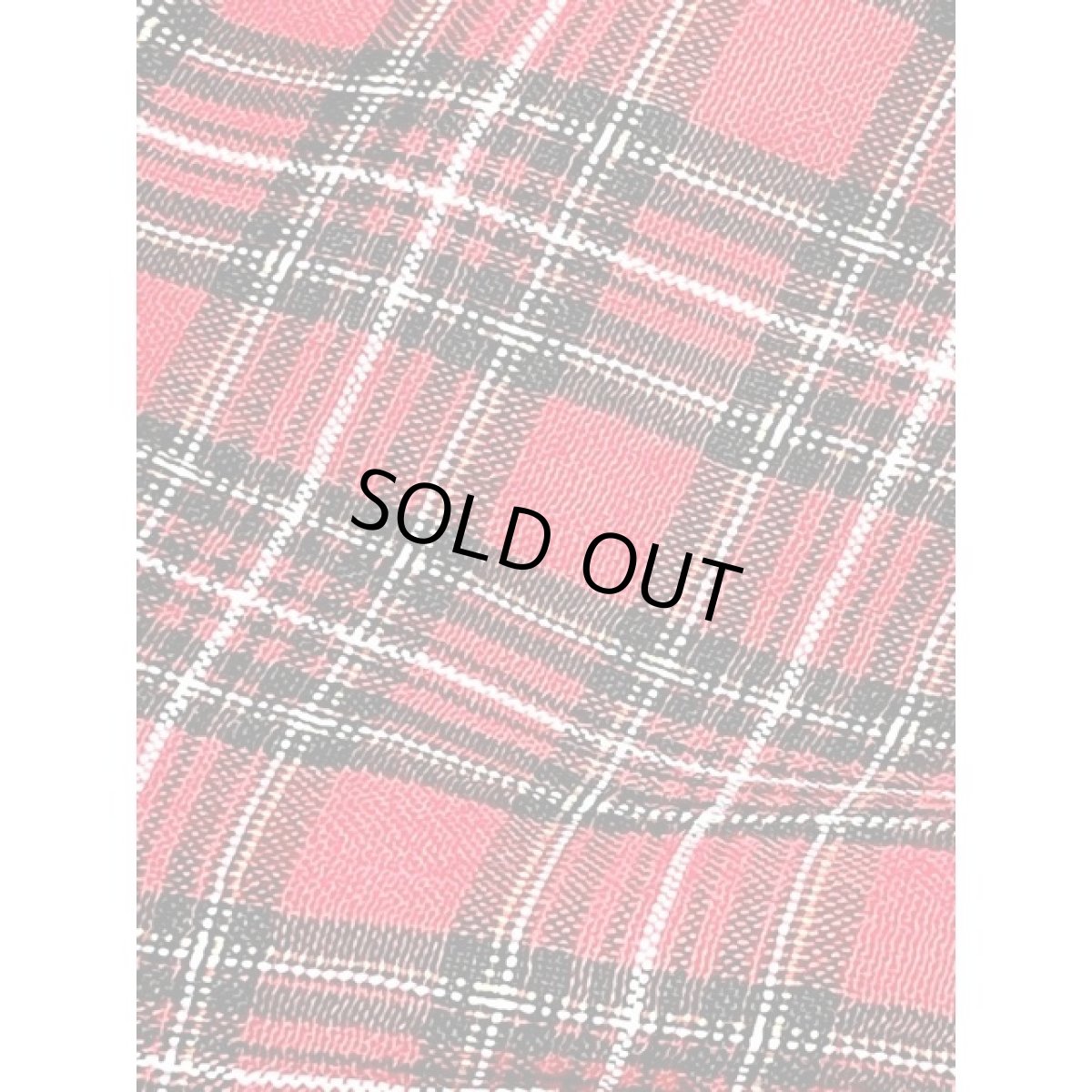 画像13: タータンチェック ベルベット切り替え リボン ヴィンテージ アメリカ古着 ワンピース (13)