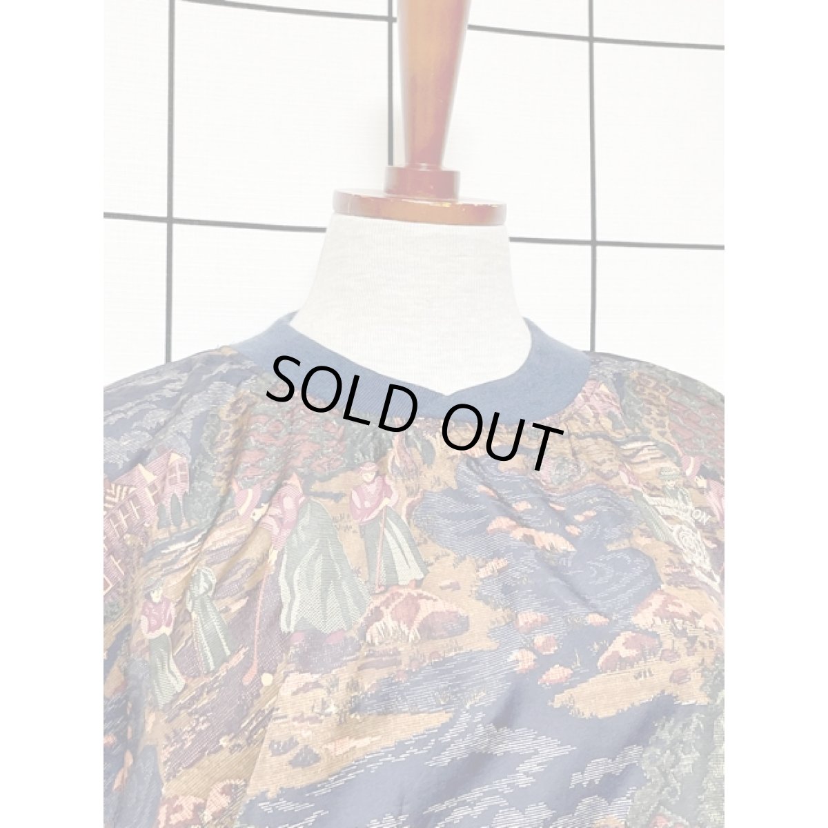 画像5: 風景柄 人物柄 オーバーサイズ アメリカ古着 シャツ ヴィンテージトップス (5)