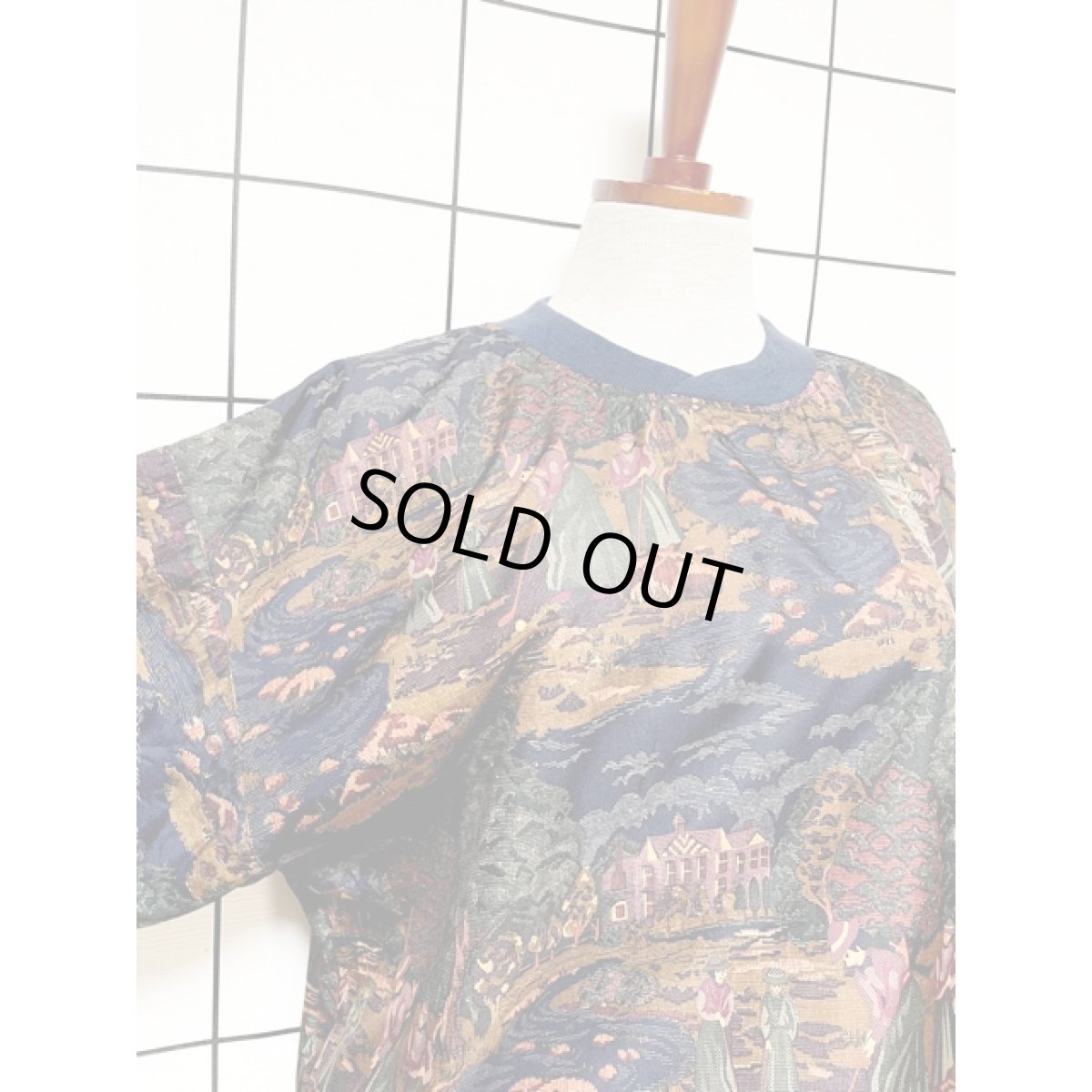 画像6: 風景柄 人物柄 オーバーサイズ アメリカ古着 シャツ ヴィンテージトップス (6)