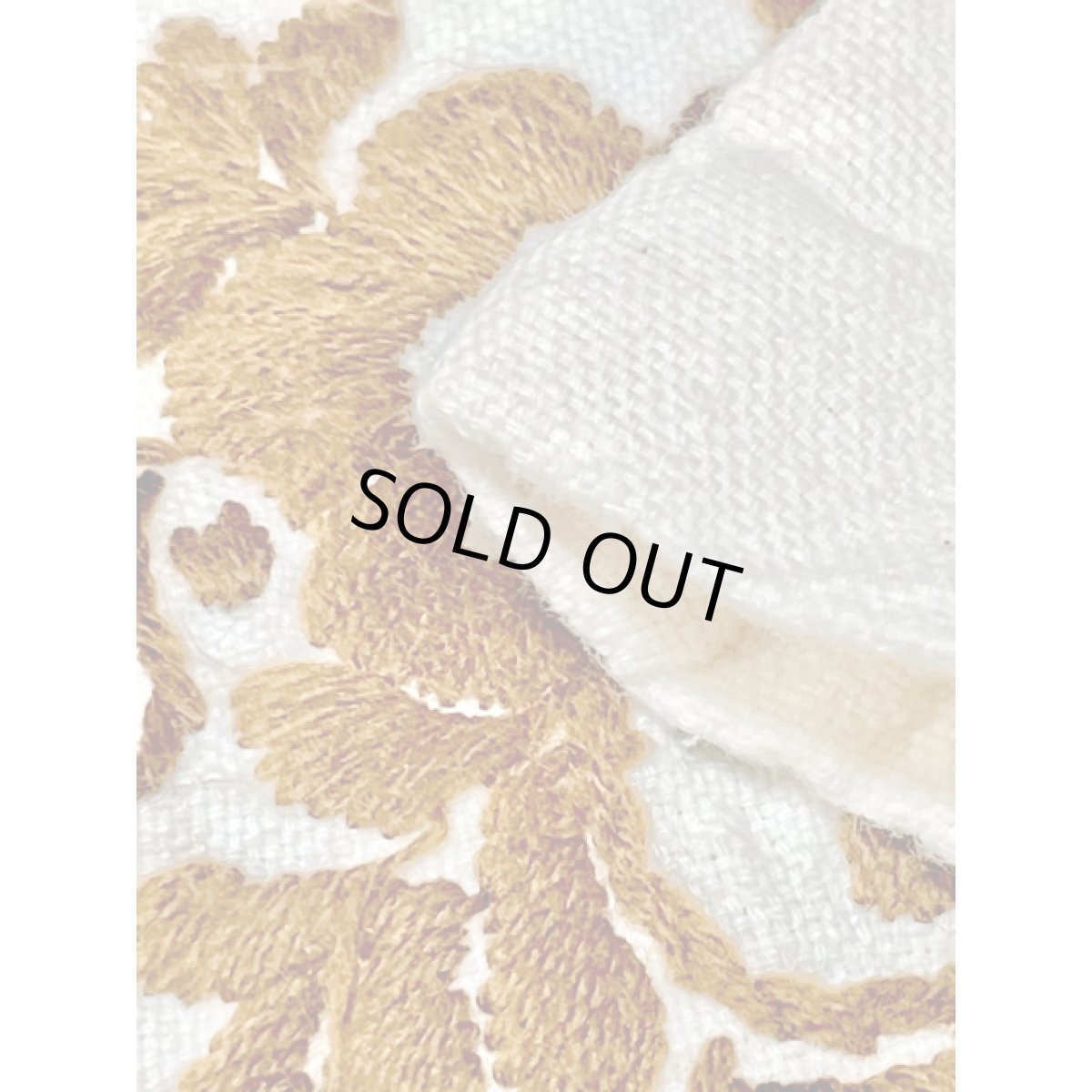 画像10: アメリカ古着 チュニックブラウス お花刺繍 プルオーバー (10)