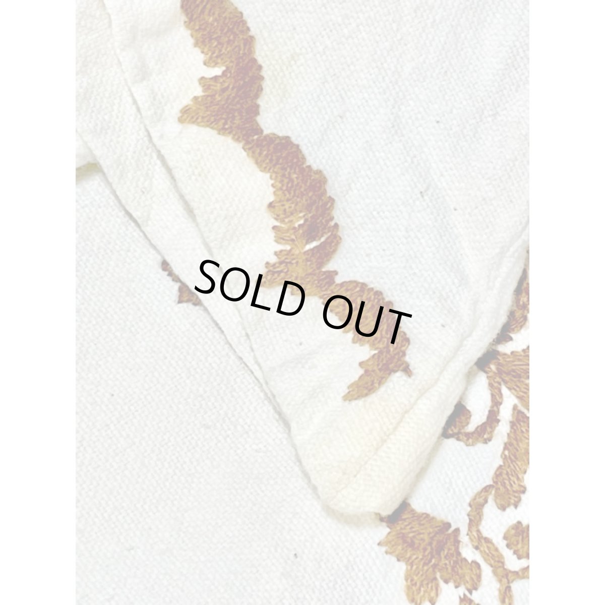 画像11: アメリカ古着 チュニックブラウス お花刺繍 プルオーバー (11)